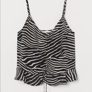 H&M Women’s Zebra Pattern Tank Top